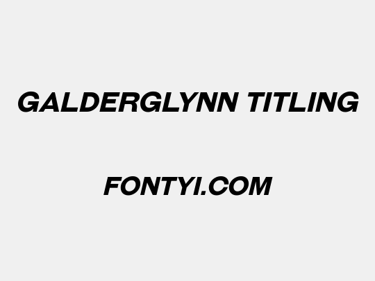 Galderglynn Titling