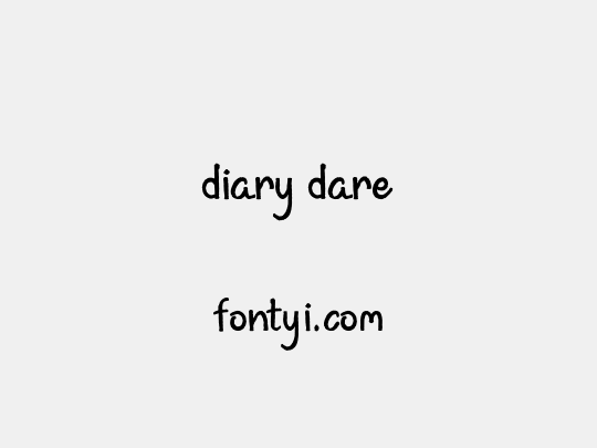 diary dare