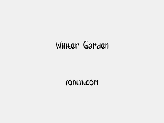 Winter Garden