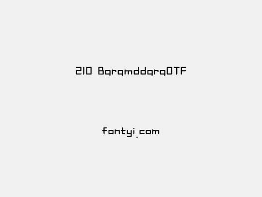 210 BaramddaraOTF