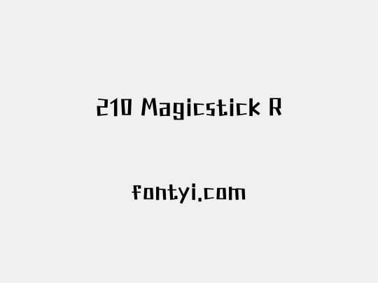 210 Magicstick R