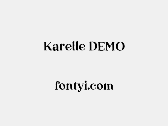 Karelle DEMO