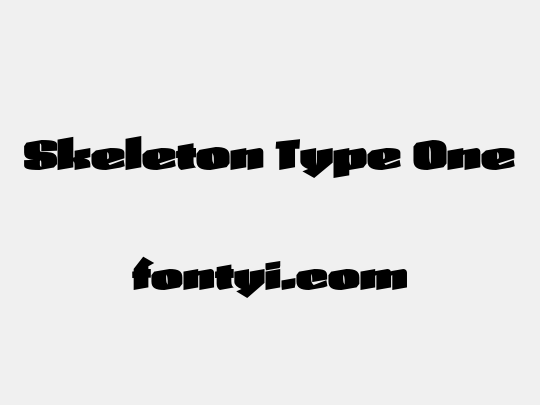Skeleton Type One