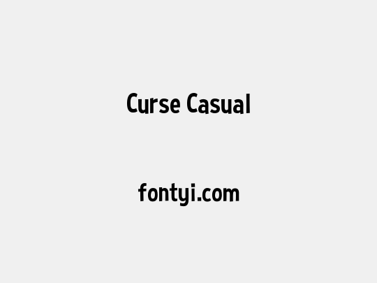 Curse Casual