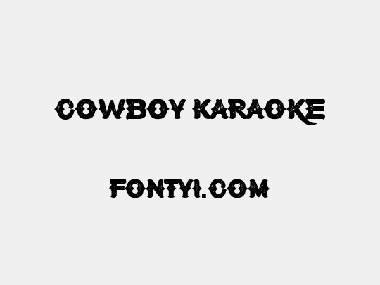 Cowboy Karaoke
