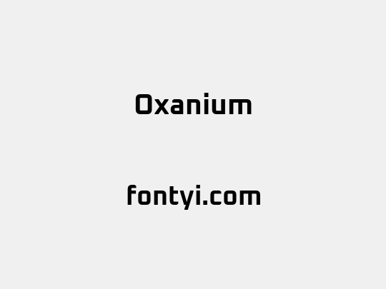 Oxanium