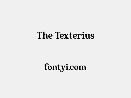 The Texterius