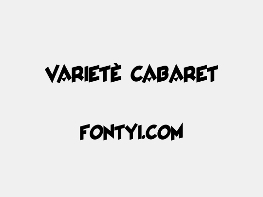 VarietÈ Cabaret