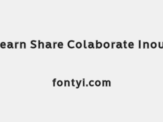 Learn Share Colaborate Inout