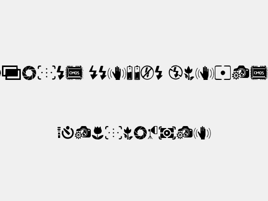 Digital Camera Symbols