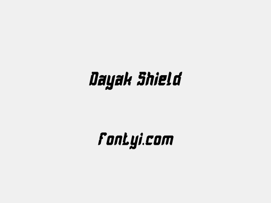 Dayak Shield