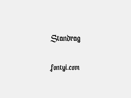 Standrag