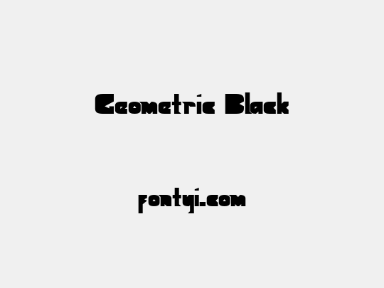 Geometric Black