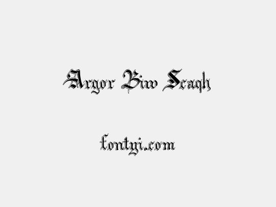 Argor Biw Scaqh