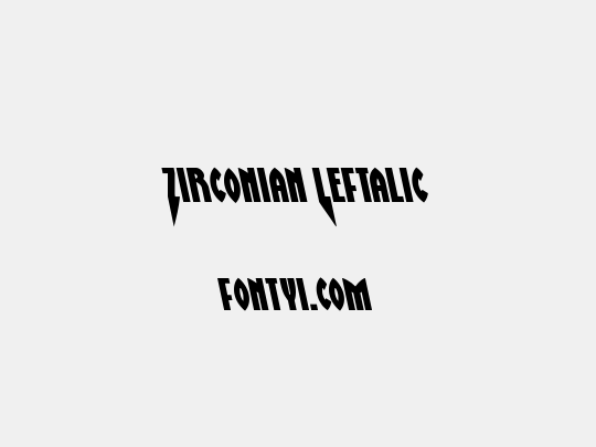 Zirconian Leftalic