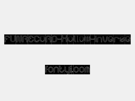 FUNRECORD-Hollow-Inverse