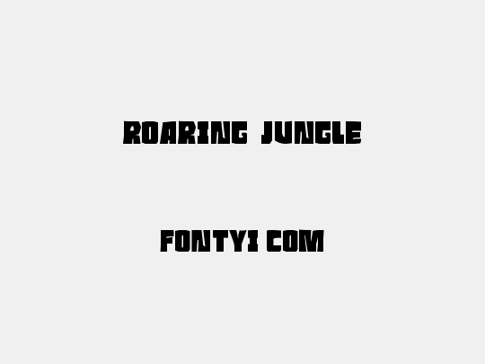Roaring Jungle