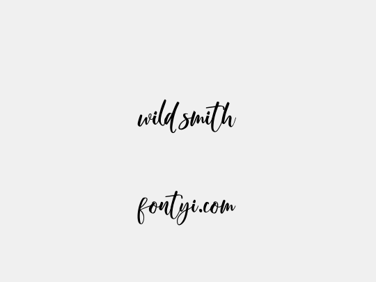 wild smith
