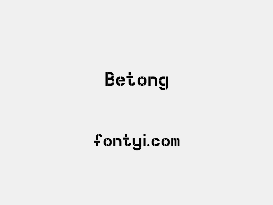 Betong