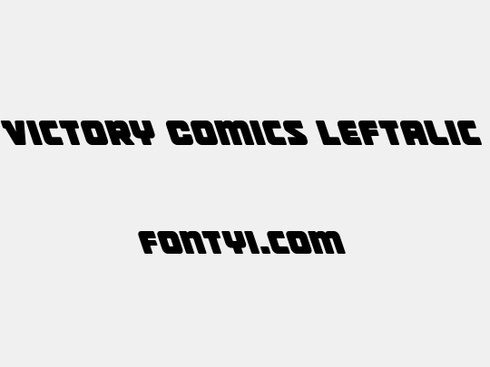 Victory Comics Leftalic