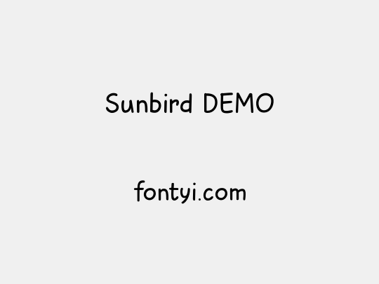 Sunbird DEMO