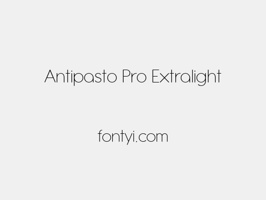 Antipasto Pro Extralight