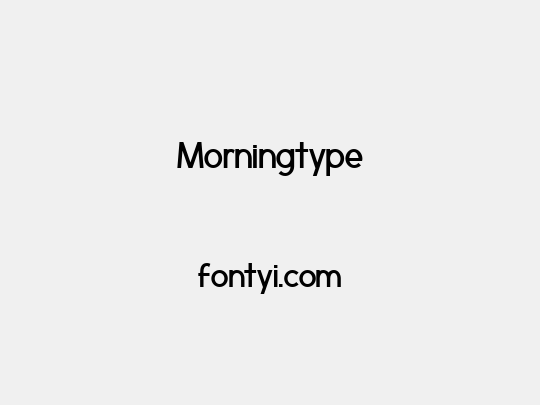 Morningtype
