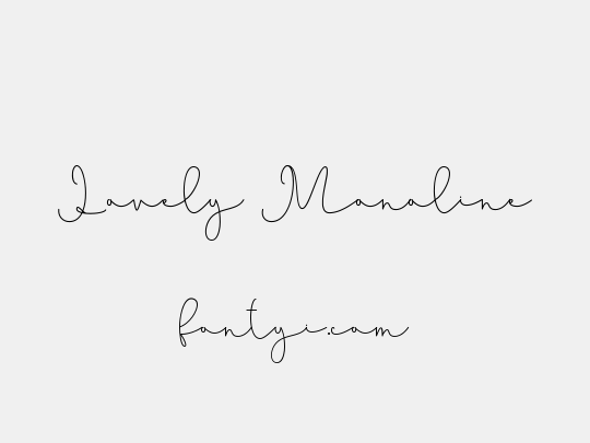 Lovely Monoline