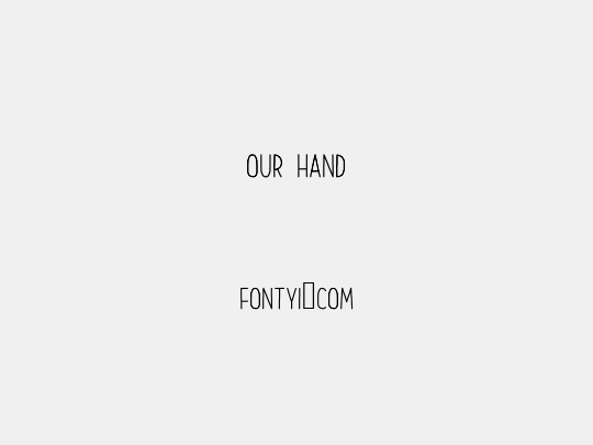 Our Hand