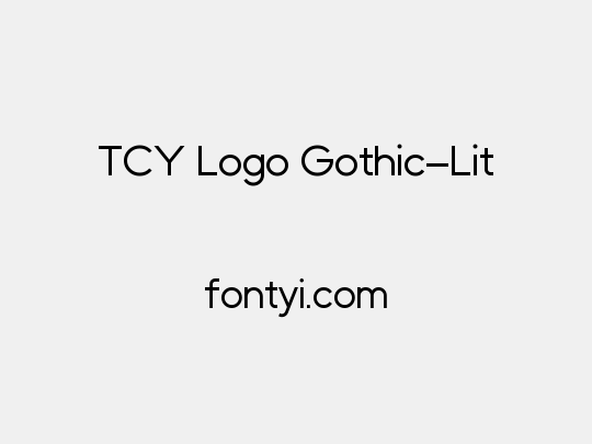 TCY Logo Gothic-Lit