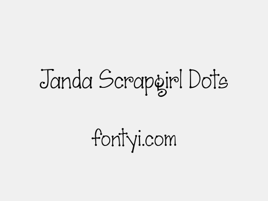 Janda Scrapgirl Dots