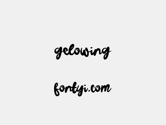 Gelowing