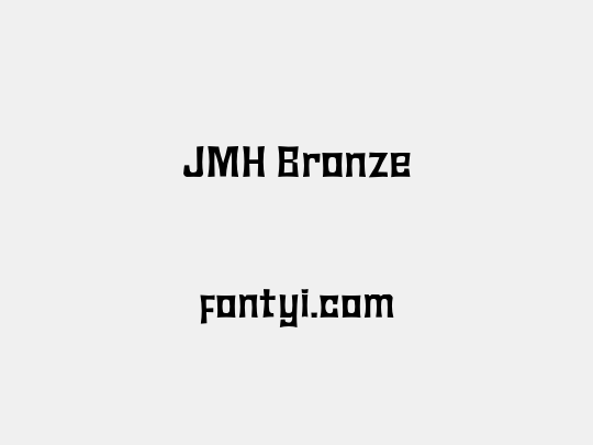 JMH Bronze