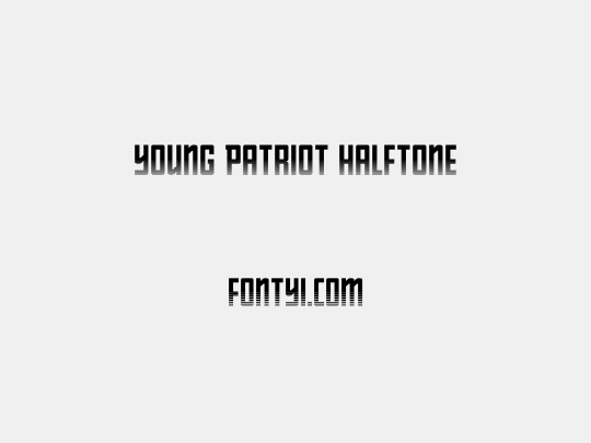 Young Patriot Halftone