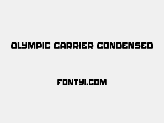 Olympic Carrier Condensed