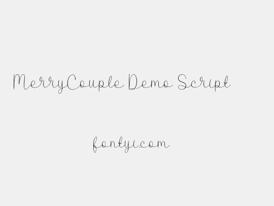 MerryCouple Demo Script