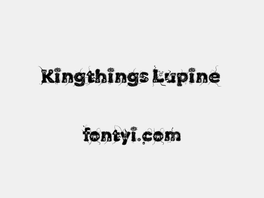 Kingthings Lupine