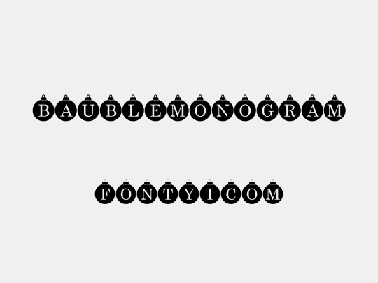 Bauble_Monogram