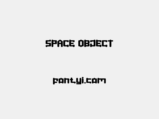 SPACE OBJECT