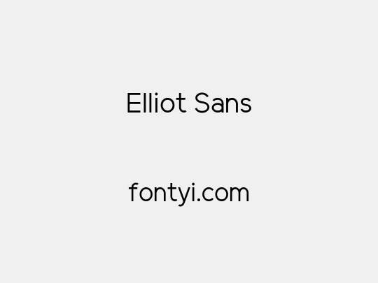 Elliot Sans