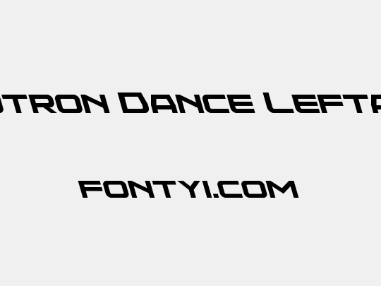 Neutron Dance Leftalic