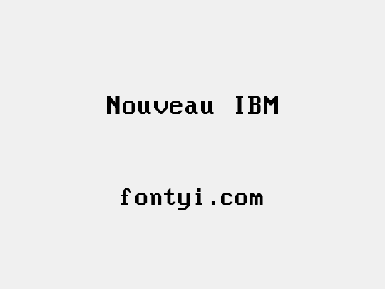 Nouveau IBM