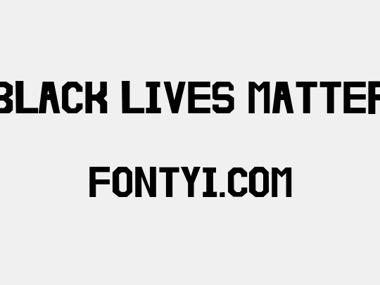 Black Lives Matter