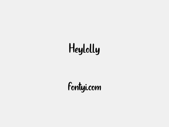 Heylolly