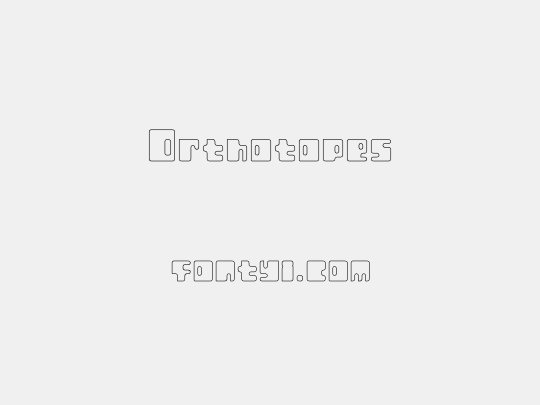 Orthotopes