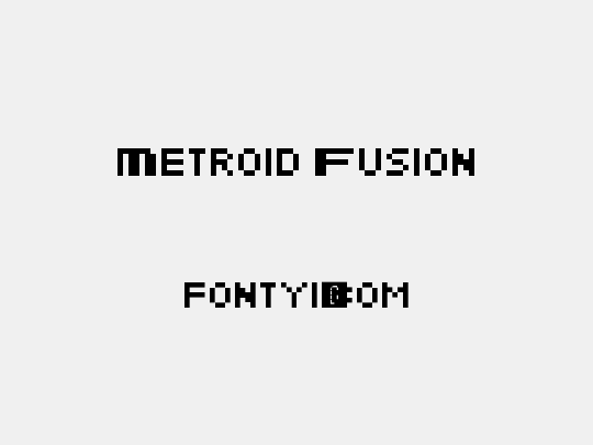 Metroid Fusion