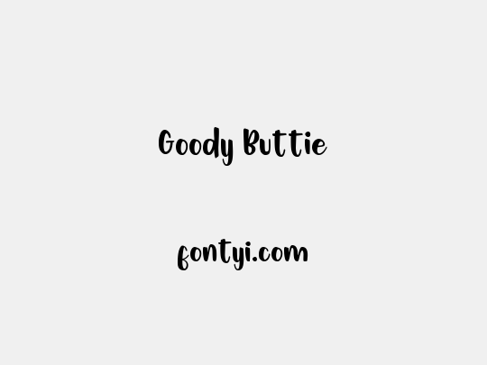 Goody Buttie