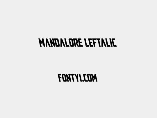 Mandalore Leftalic