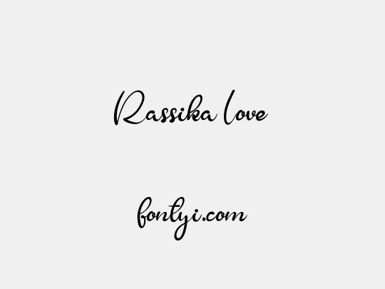 Rassika Love