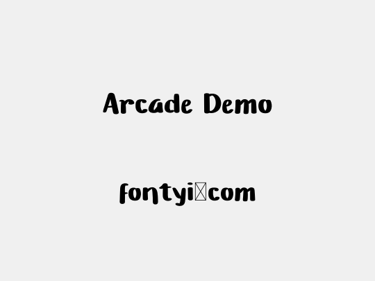 Arcade Demo